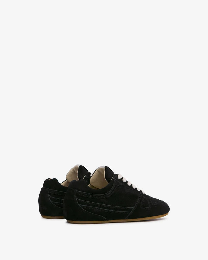 Isabel Marant Senny Low Sneakers Suede Leather Black