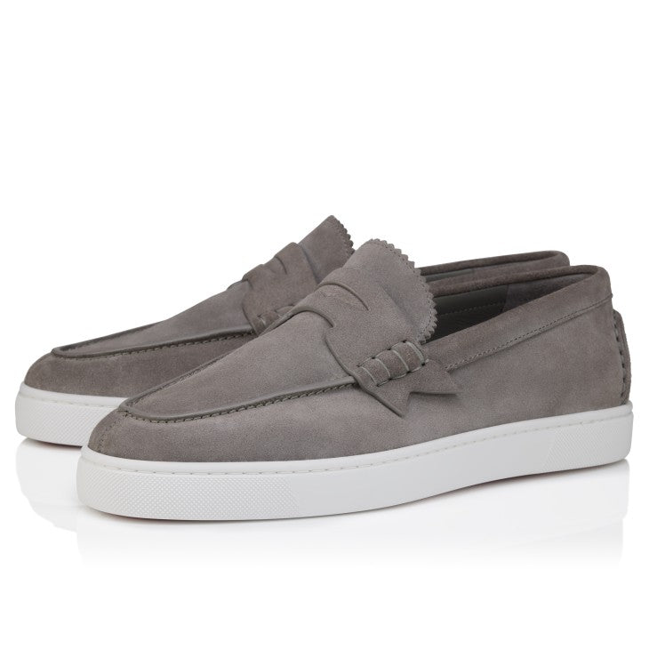 Boat Shoes Reversed Calf Leather Phantom Grey