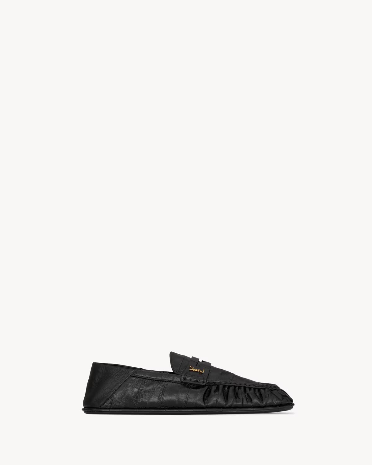 YSL Le Loafer Foldable Hagfish Black