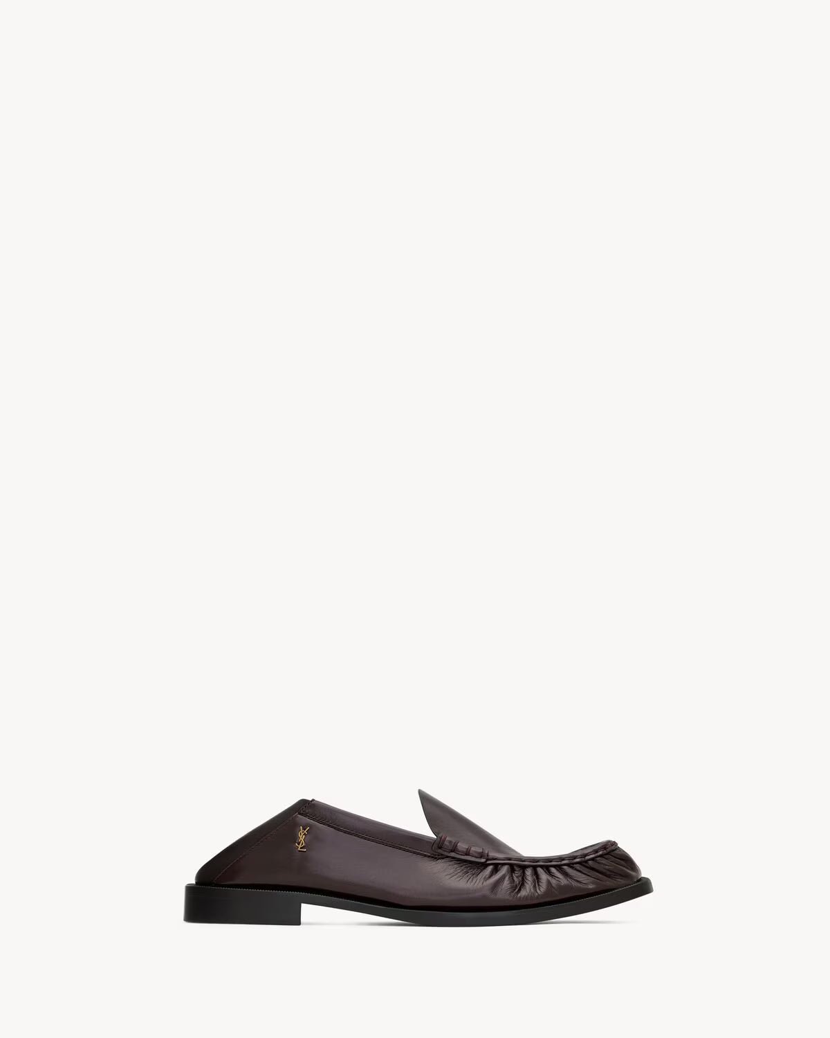 YSL Theobald Foldable Loafers Smooth Leather Raw Brown