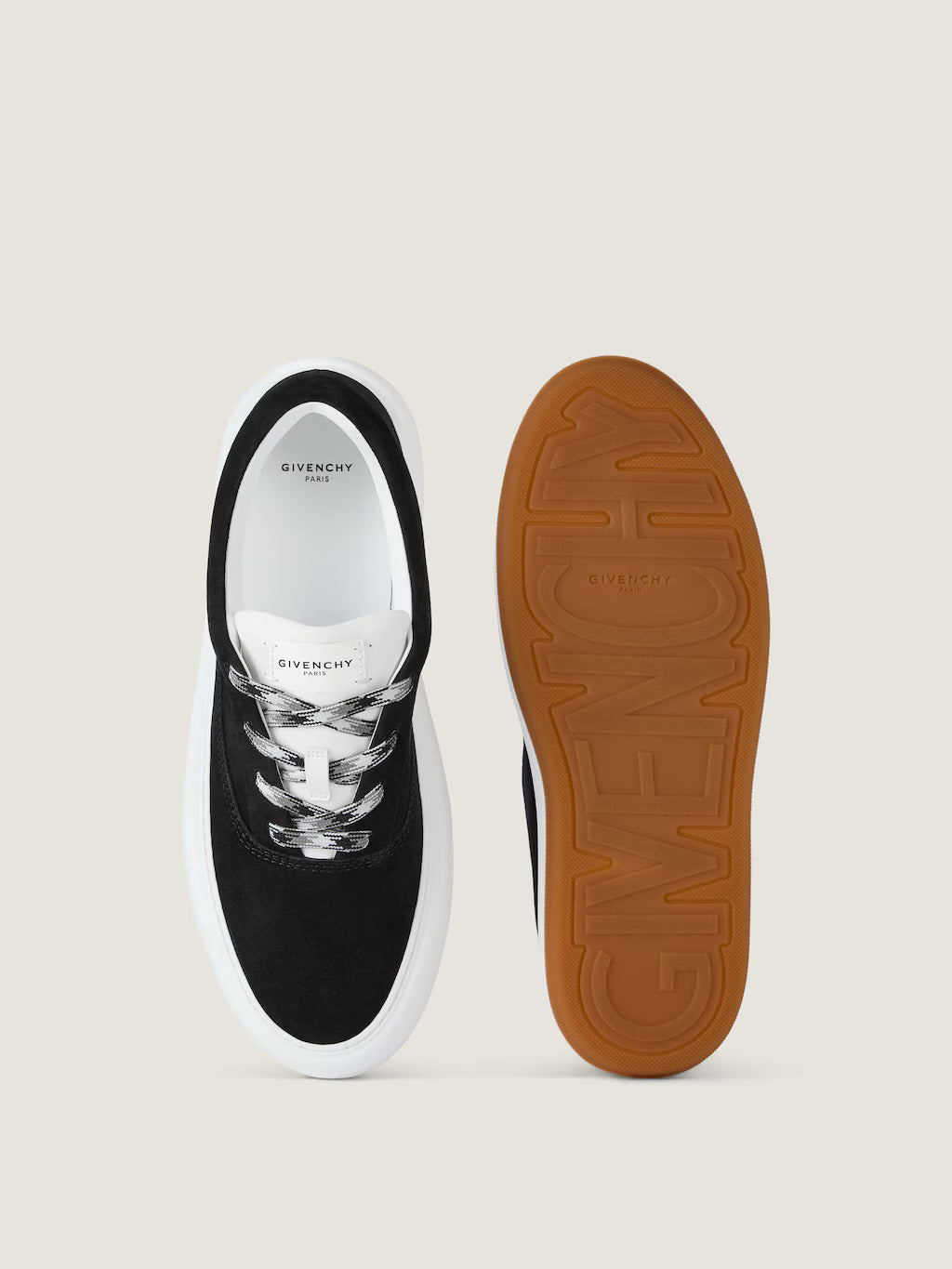 Givenchy New City Sneakers In Suede Black