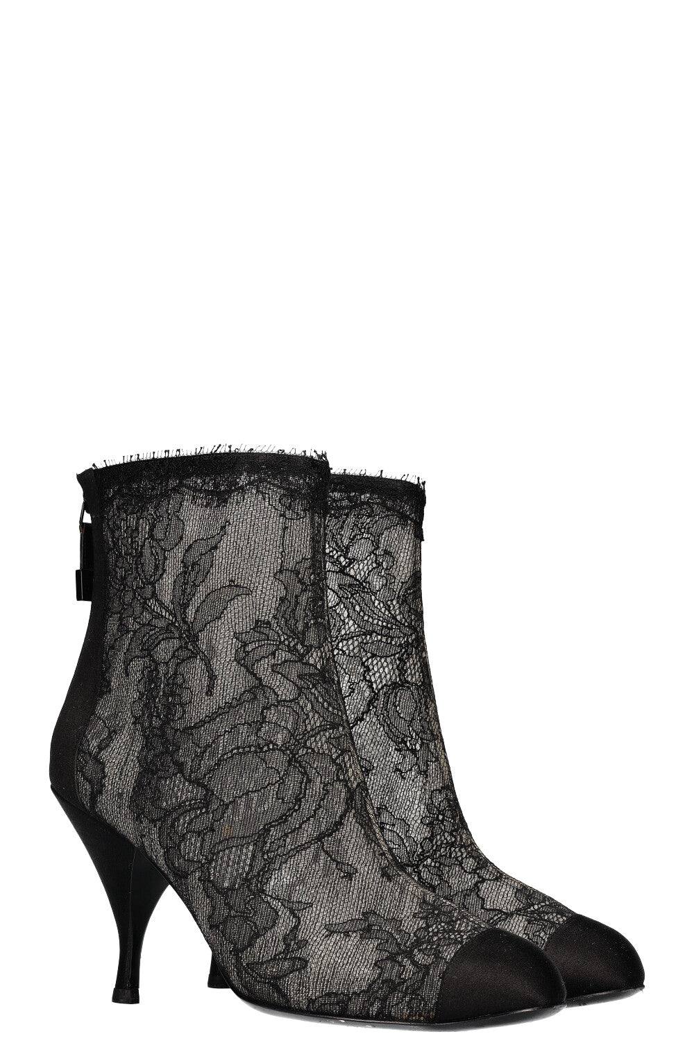 Lace Ankle Boots Black