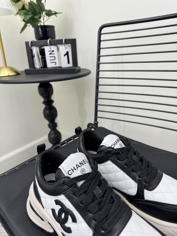 Black White Chunky Designer Sneakers
