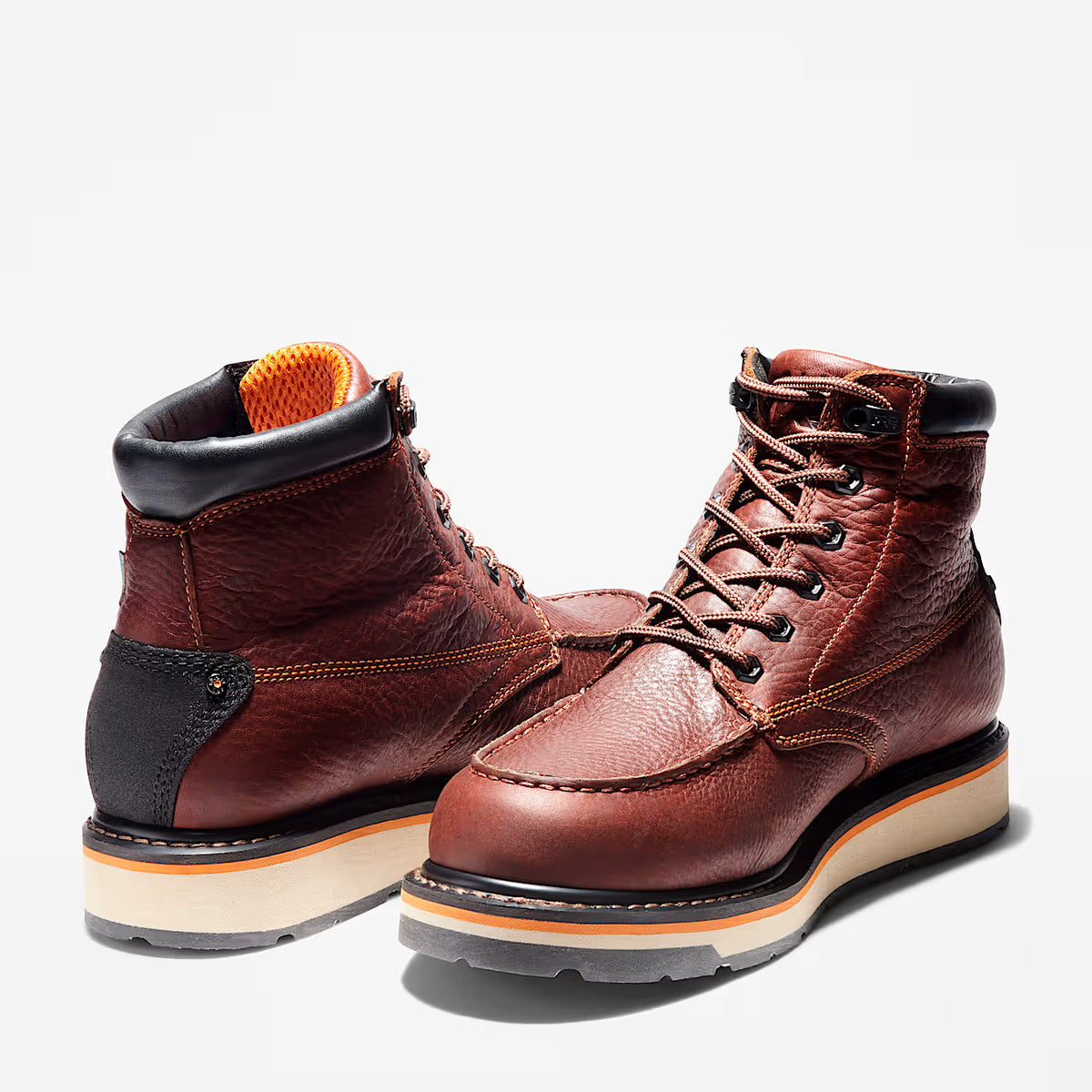 Timberland Gridworks 6″ Waterproof Work Boot Rancher Brown