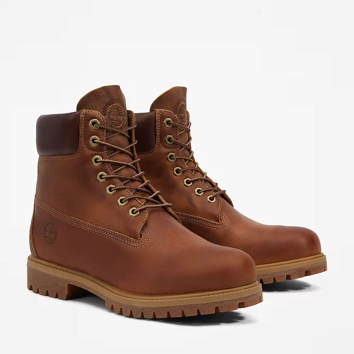 Timberland Premium 6-Inch Waterproof Heritage Boots Medium Brown Nubuck