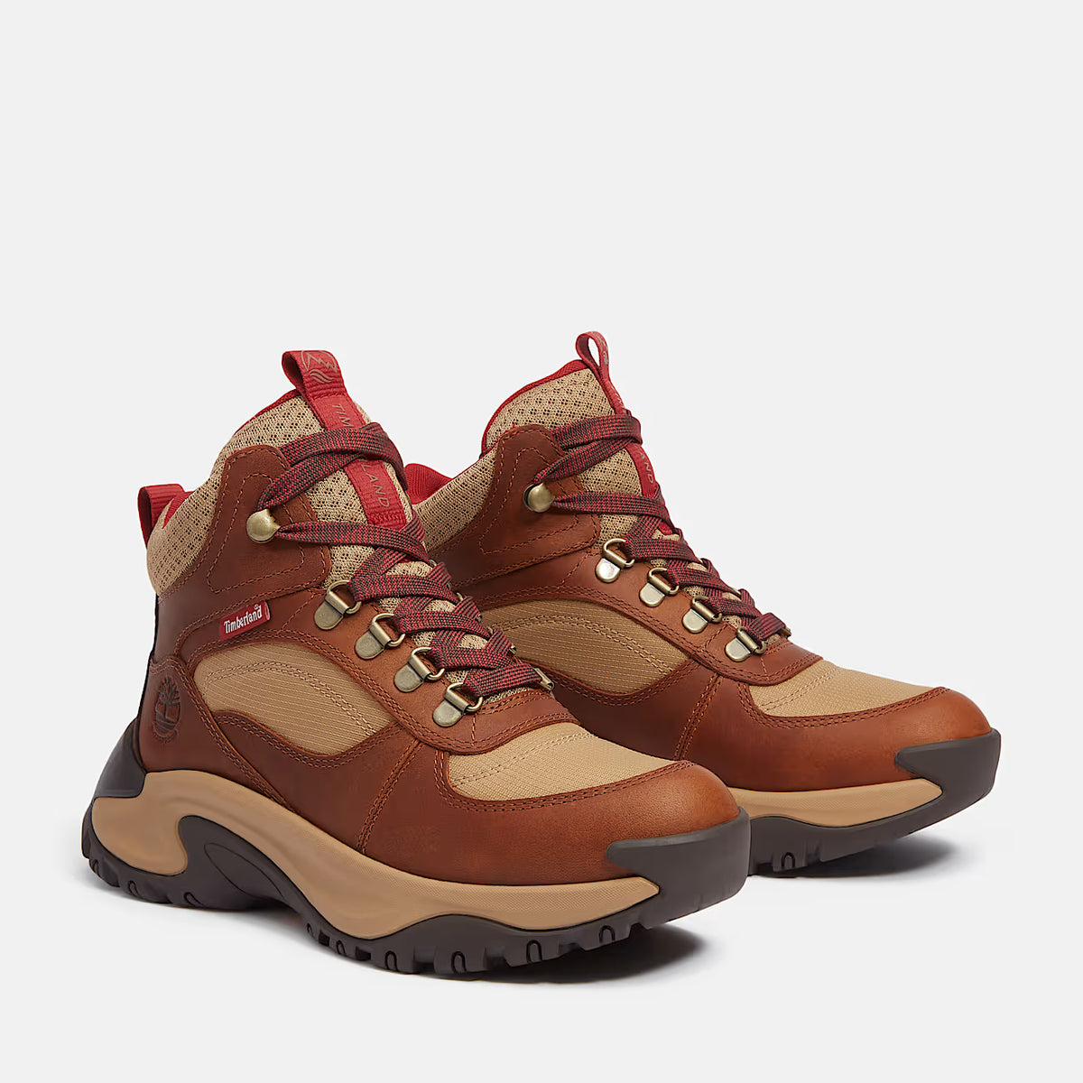 Timberland Mt. Maddsen Peak Waterproof Hiking Boot Rust Full-Grain