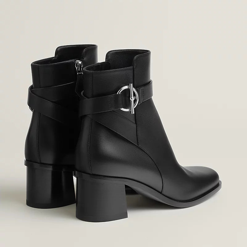 Hermes Jill 60 Ankle Boot Noir