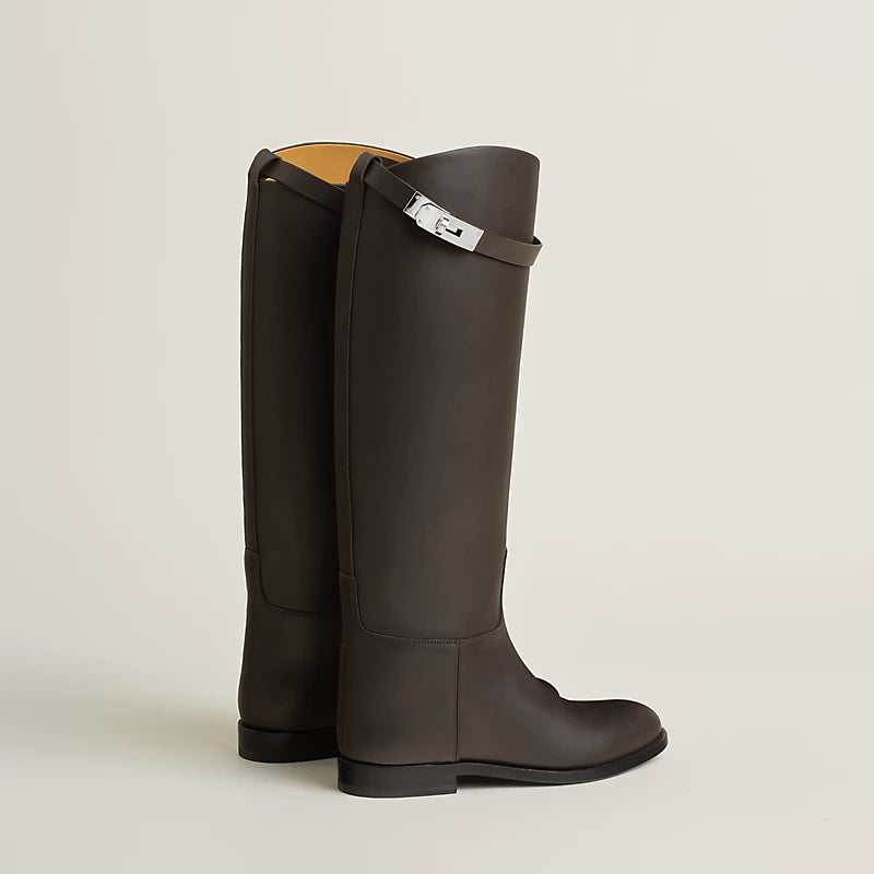 Hermes Jumping Shorter Boot Marron Ébène