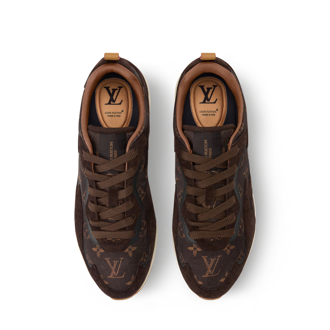 LV Drop 300 Sneaker Silk Tech Brown