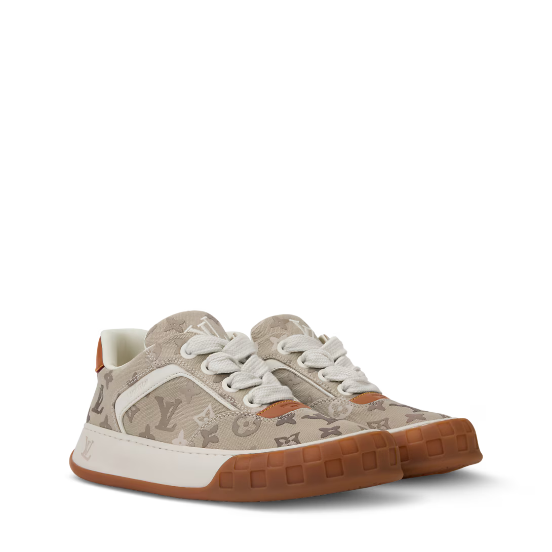 LV Tilted Sneaker Monogram Surplus Canvas Beige