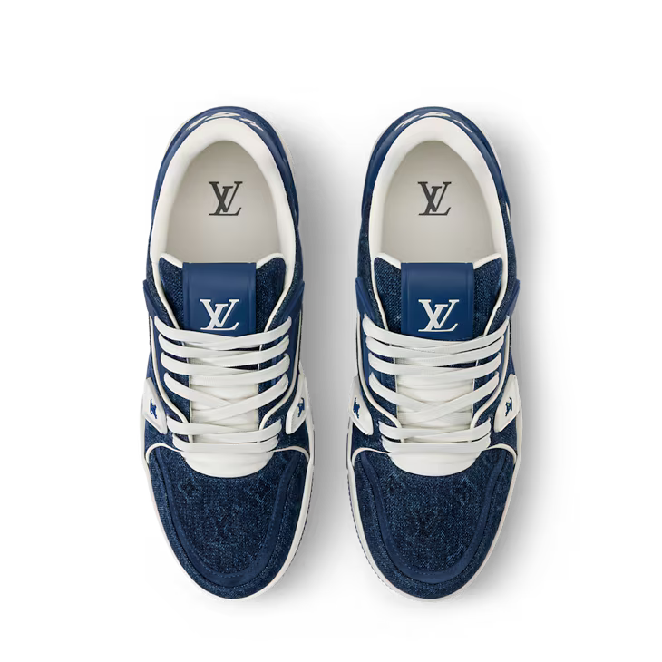 LV Trainer Sneaker Blue