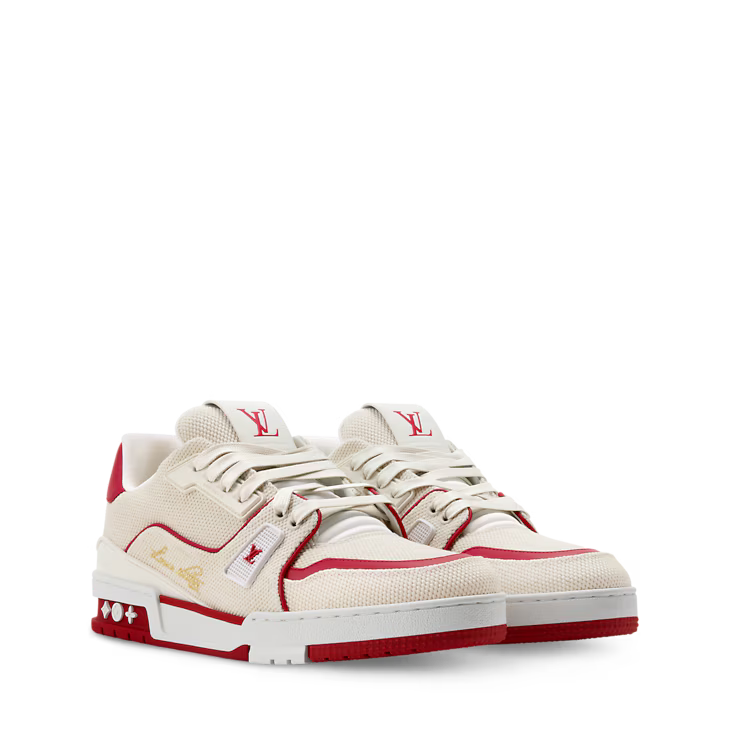 LV Trainer Sneaker Red