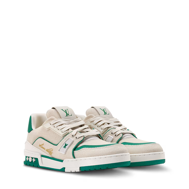 LV Trainer Sneaker Green