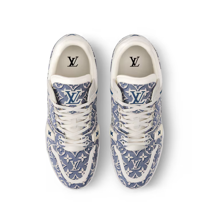 LV Trainer Sneaker Blue