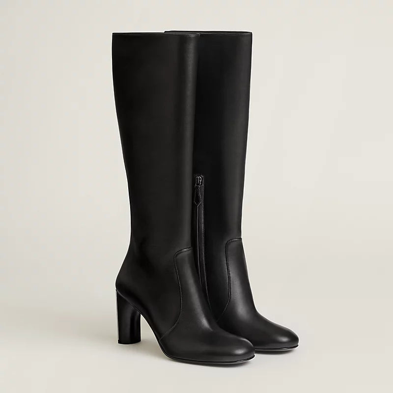 Hermes Louisa 80 Boot Noir