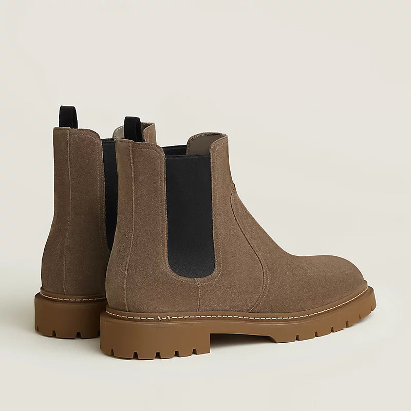 Hermes Mateo Ankle Boot Étoupe