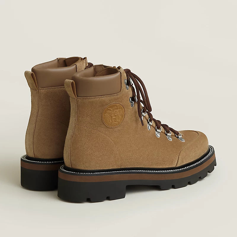 Hermes Neige Ankle Boot Brun Fumé