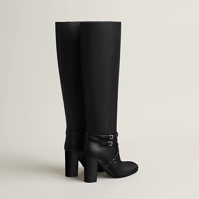 Hermes Ninety 90 Boot Noir