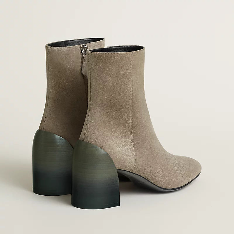 Hermes Novita 60 Ankle Boot Étoupe