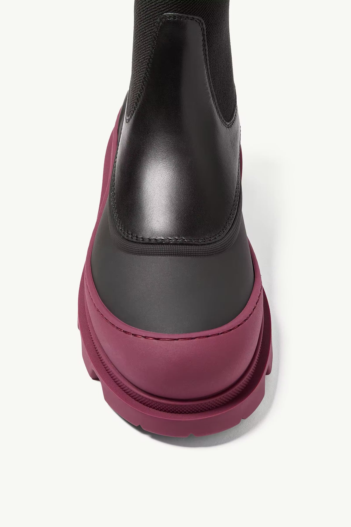 Vera Edge Leather Ankle Women’s Boots Black & Purple