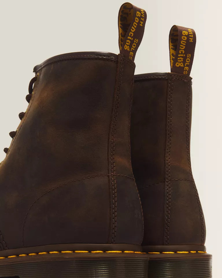 DR. MARTENS 1460 Crazy Horse Leather Lace Up Boots