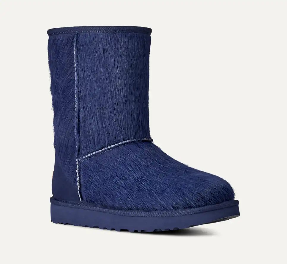 UGG Classic Short Calf Hair High Voltage Blue