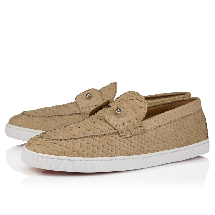 Chambeliboat Boat Shoes Python Nubuck Leather Saharienne