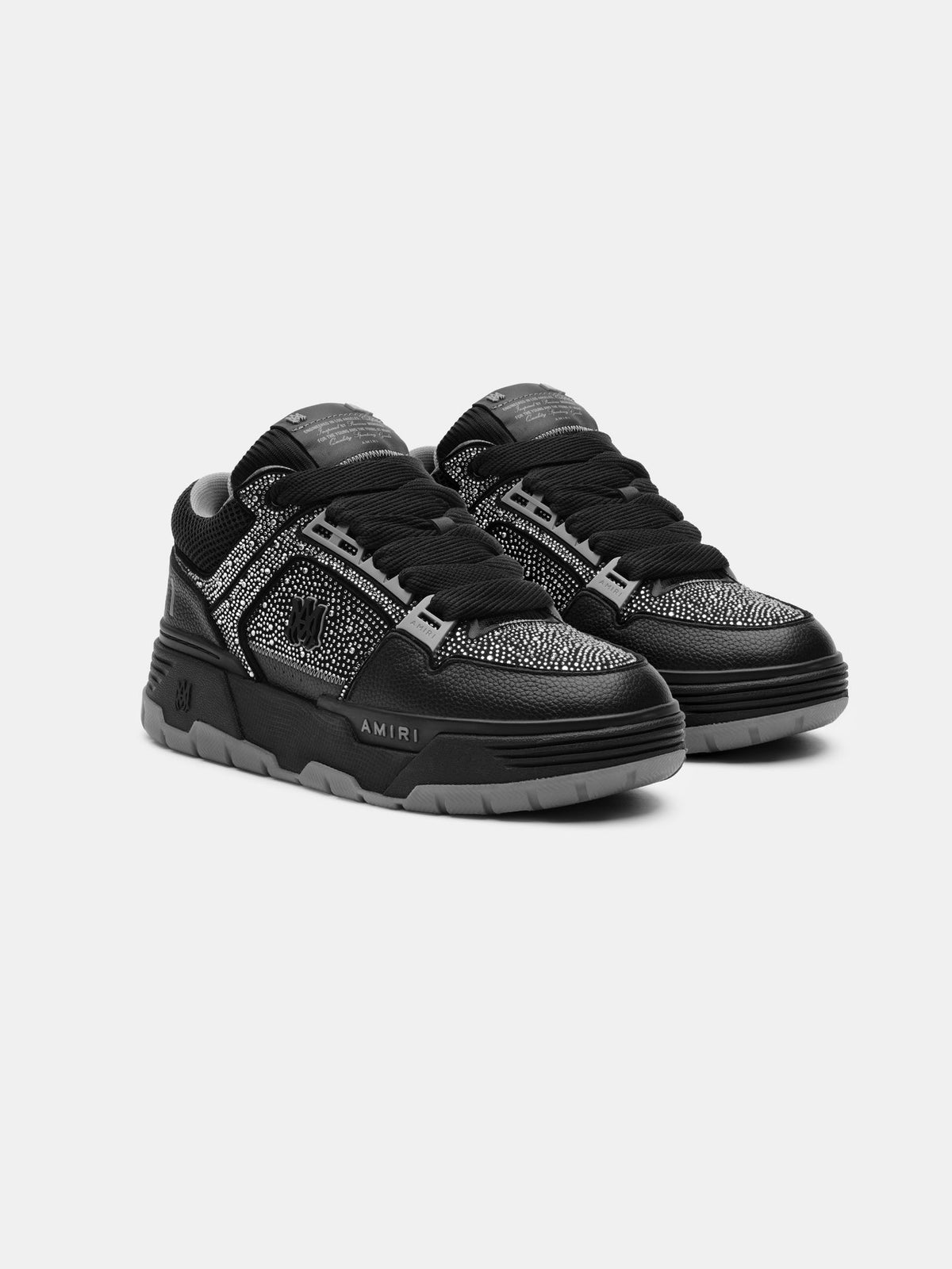 AMIRI Crystal Ma 1 Sneakers Black
