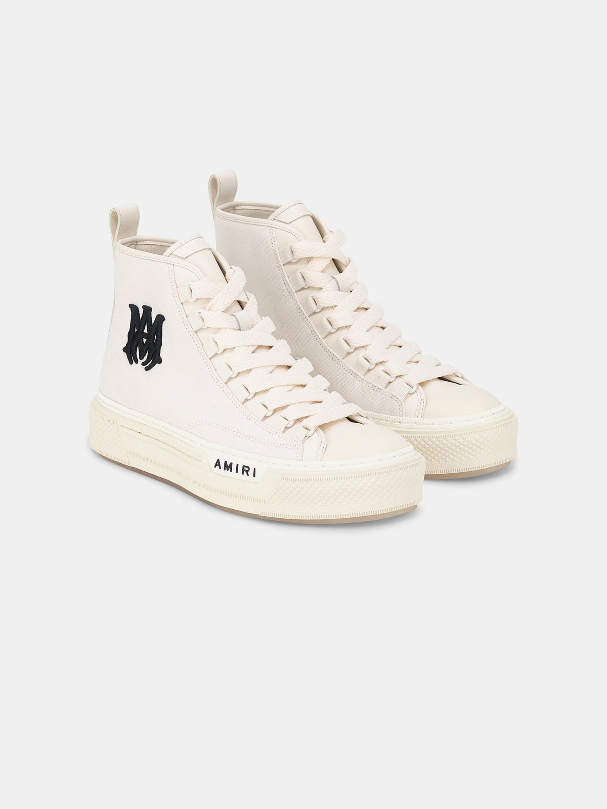 AMIRI Ma Quad Canvas Court Hi Sneakers White