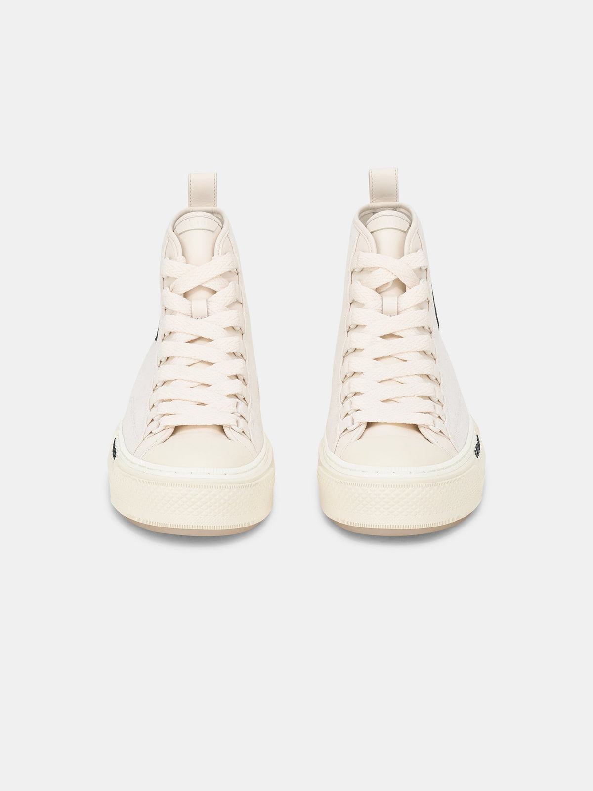 AMIRI Ma Quad Canvas Court Hi Sneakers White