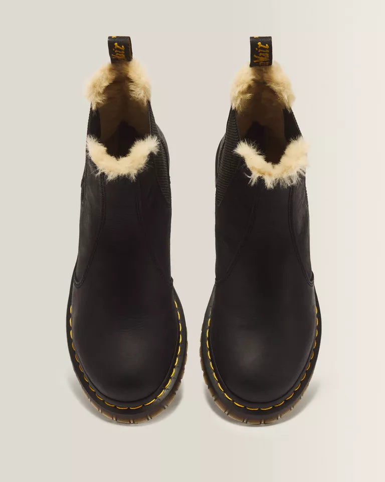DR.MARTENS 2976 Women’s Women’s Faux Fur Lined Chelsea Boots