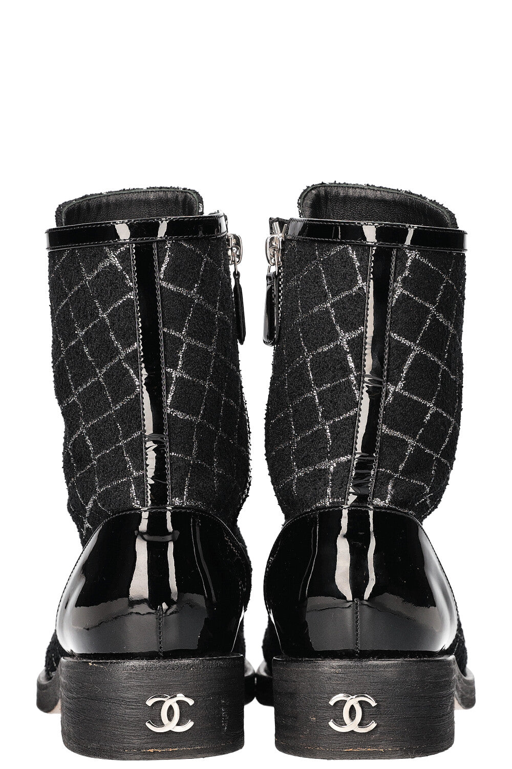Ankle Boots Lurex Black