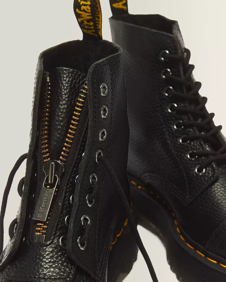 DR. MARTENS Sinclair Milled Nappa Leather Platform Boots