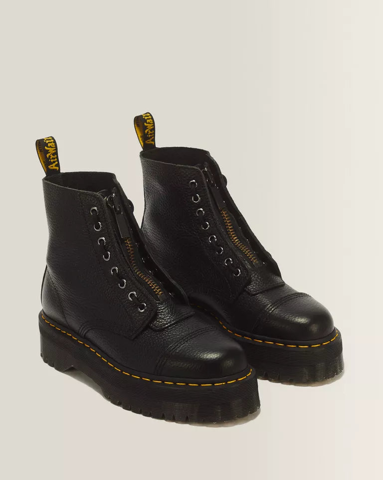 DR. MARTENS Sinclair Milled Nappa Leather Platform Boots