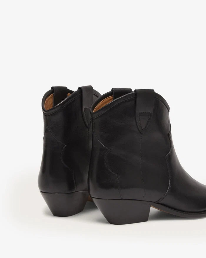 Isabel Marant Dewina Boots Calfskin Leather Black