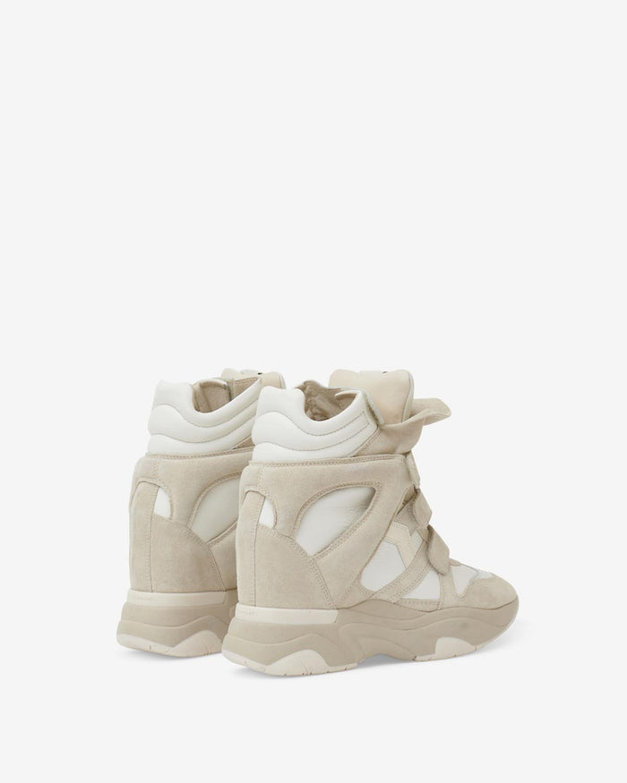 Isabel Marant Balskee Sneakers High-Top Leather White