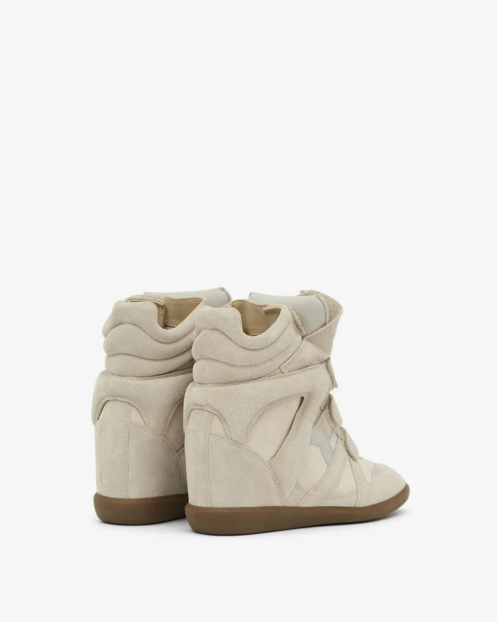 Isabel Marant Bekett Leather Wedge Sneakers Ercu
