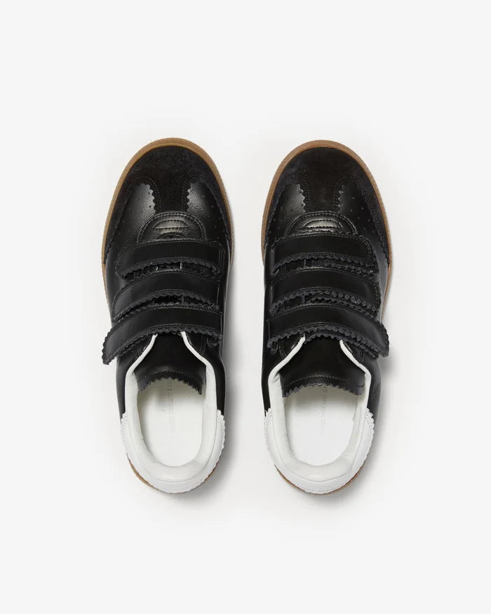 Isabel Marant Beth Sneakers Smooth Leather Low-Top Black