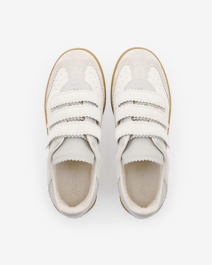 Isabel Marant Beth Sneakers Low-Top Suede Ecru