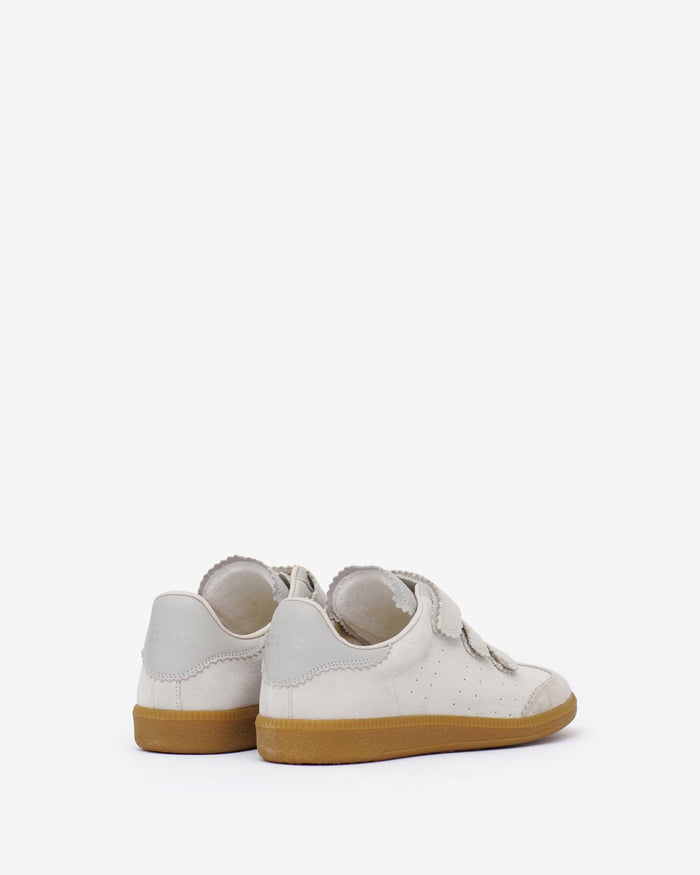 Isabel Marant Beth Sneakers Low-Top Suede Ecru