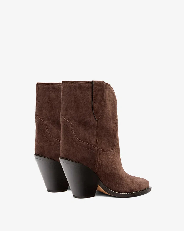 Isabel Marant Leyane Ankle Boots Heeled Suede