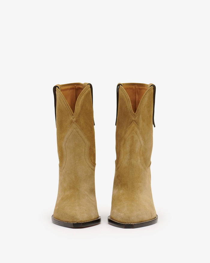 Isabel Marant Leyane Boots High-Heeled Taupe