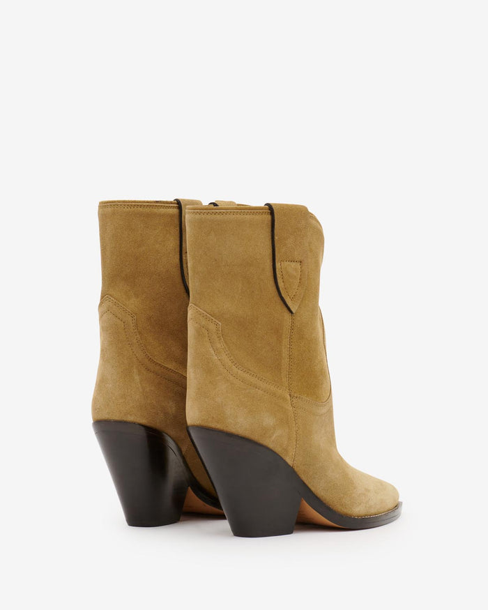 Isabel Marant Leyane Boots High-Heeled Taupe