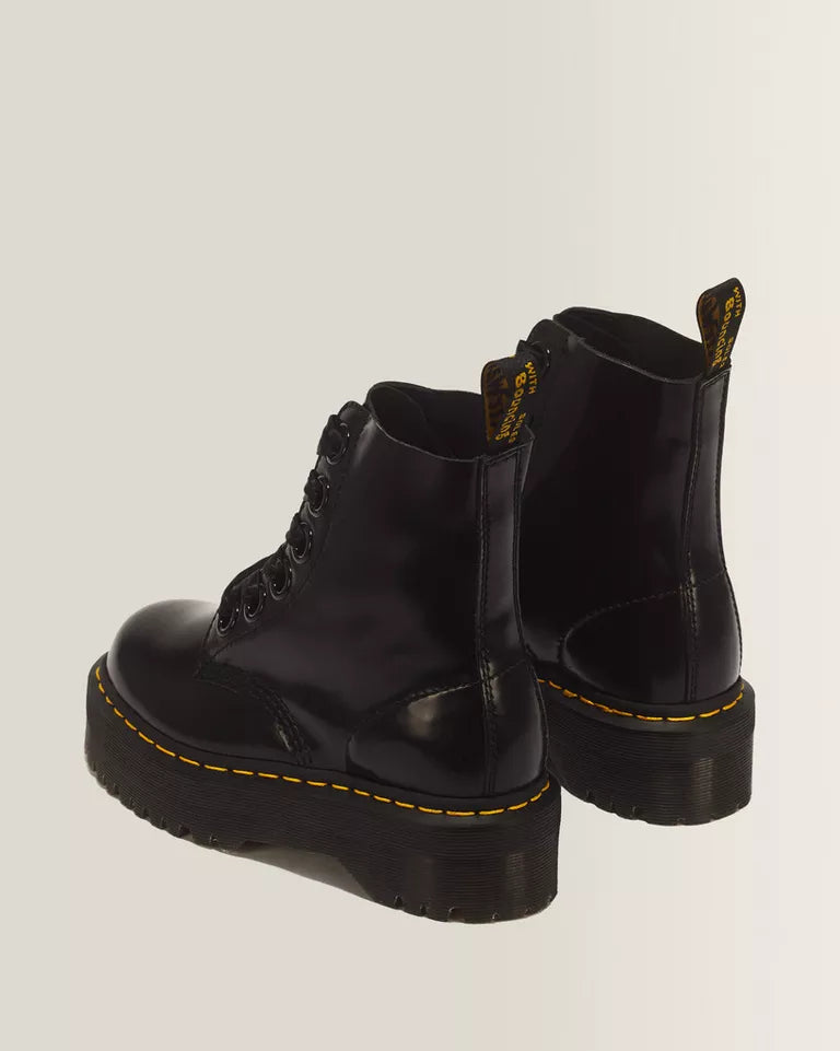 DR. MARTENS Molly Women’s Leather Platform Boots