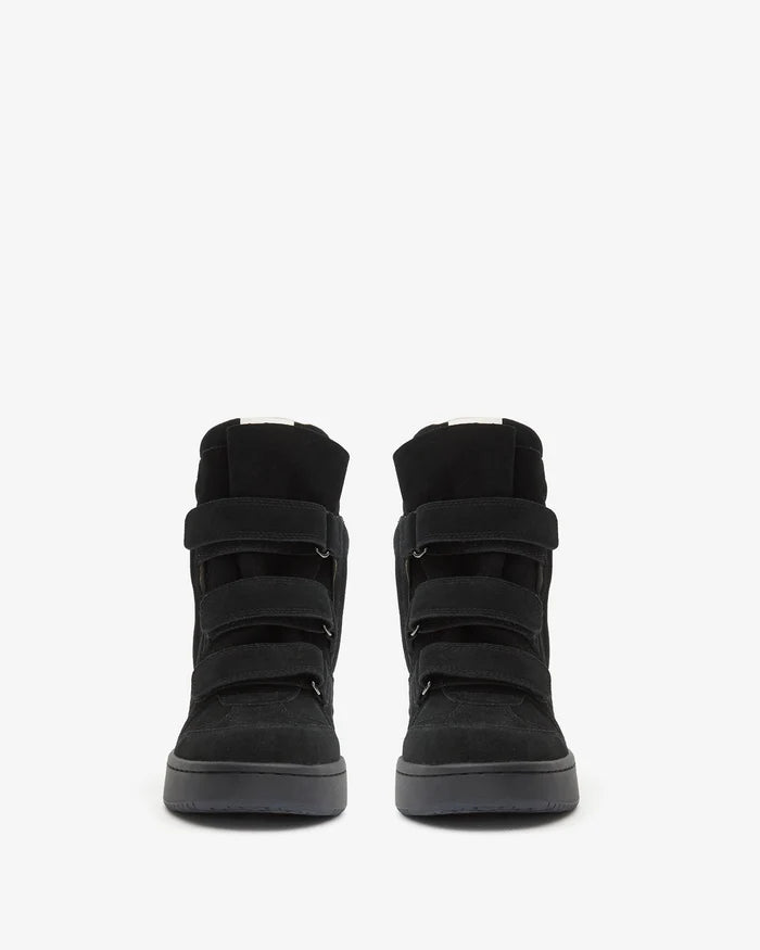 Isabel Marant IM3 Sneakers Suede High-Top Wedge Black