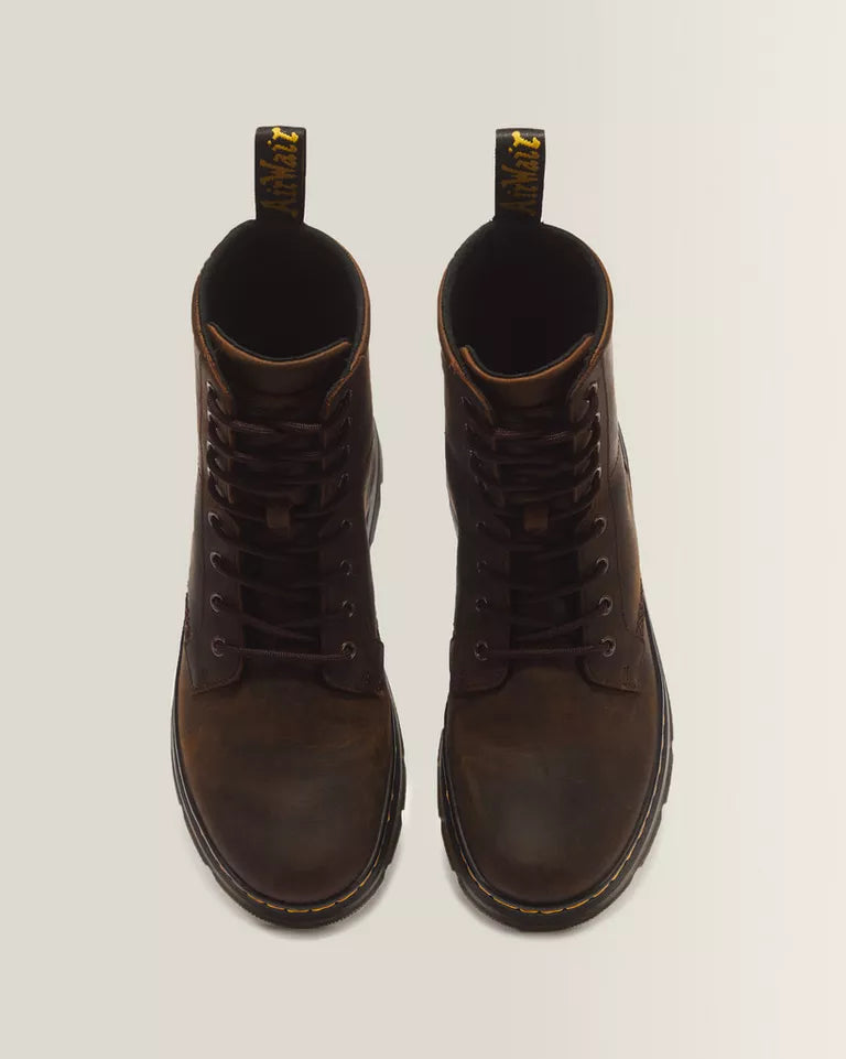 DR. MARTENS Combs Crazy Horse Leather Casual Boots