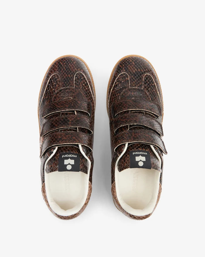 Isabel Marant Beth Sneakers Python-Effect Leather Low-Top
