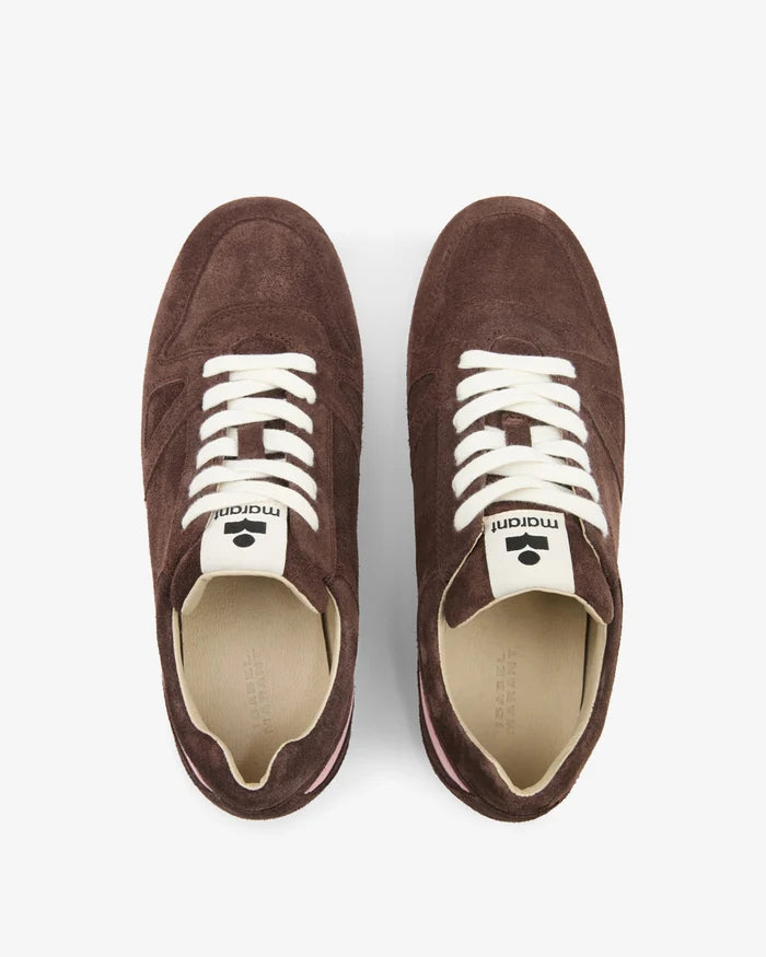 Isabel Marant Senny Low Sneakers Low-Top Suede Chocolate