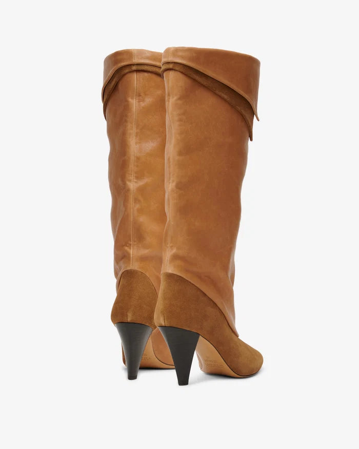 Isabel Marant Lezra Boots Suede Cognac