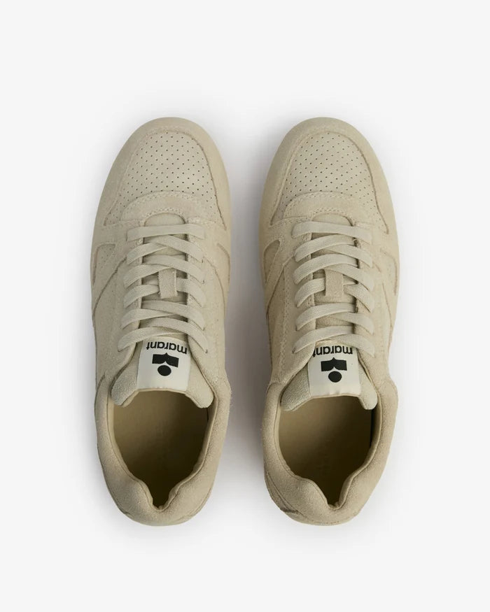 Isabel Marant Sneakers Senny Low Suede Leather Chalk
